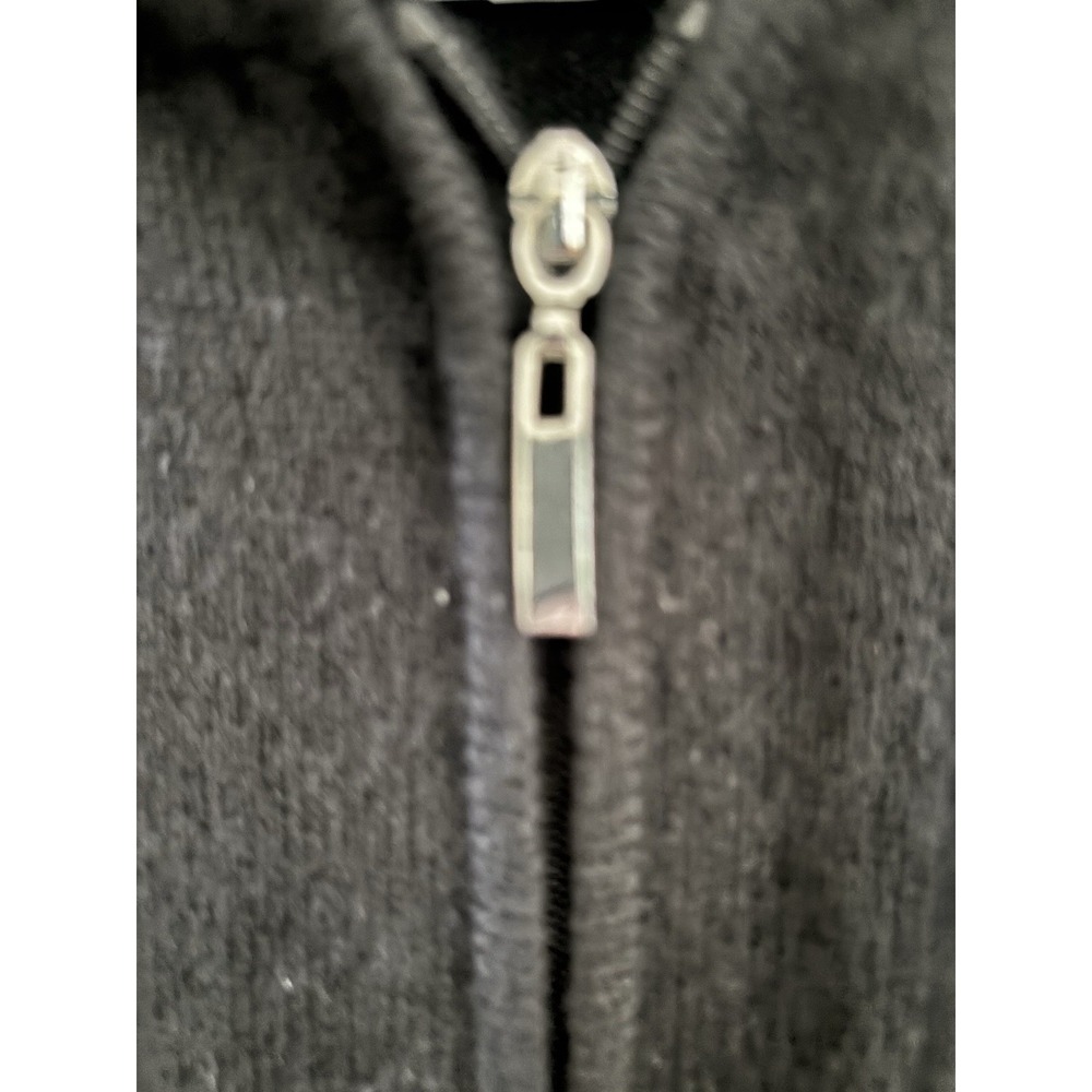 Charter Club Black Zip-Up Cardigan Sweater 100% Cashmere Hoodie Sz XL EUC - Picture 3 of 10